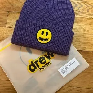 drew house Accessories Drew Beanie Mascot Waffle Purple New